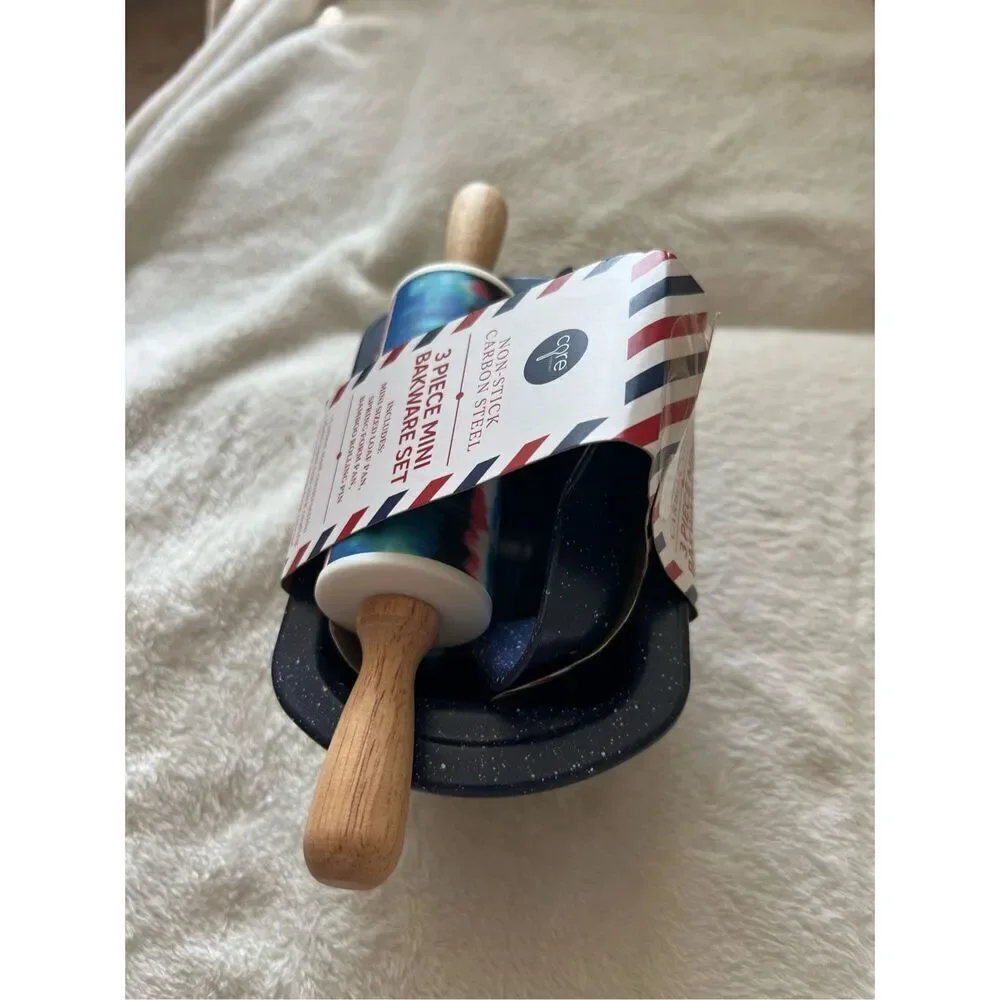 Core Kitchen 3 piece Mini Bakeware Set Patriotic Bake Set NEW